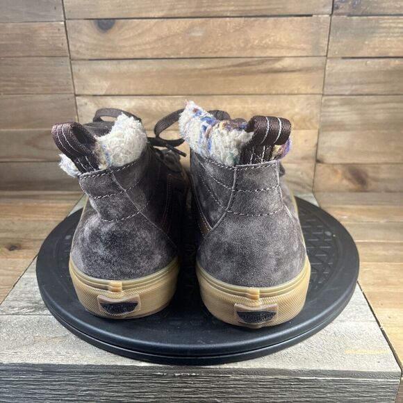 Vans Mens Size US 8 SK8-Hi MTE-1 Brown Gum Sherpa Lace Up Sneakers Casual Shoes - Picture 4 of 10